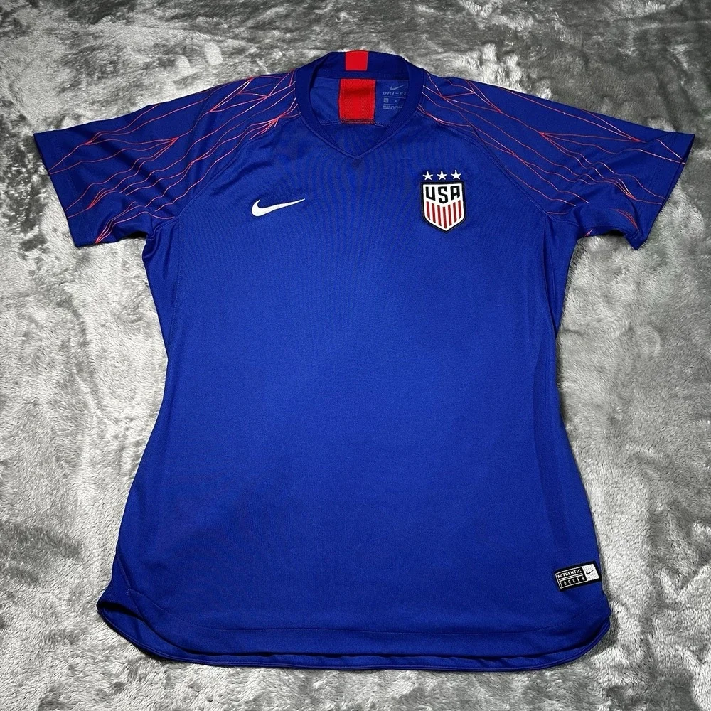 Nike USA Training Soccer Jersey Women Size Large World Cup Futbol